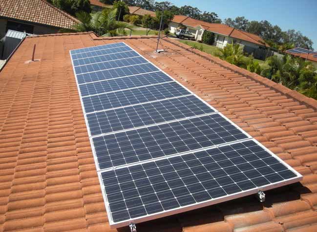 flat roof mounting system for pv panels